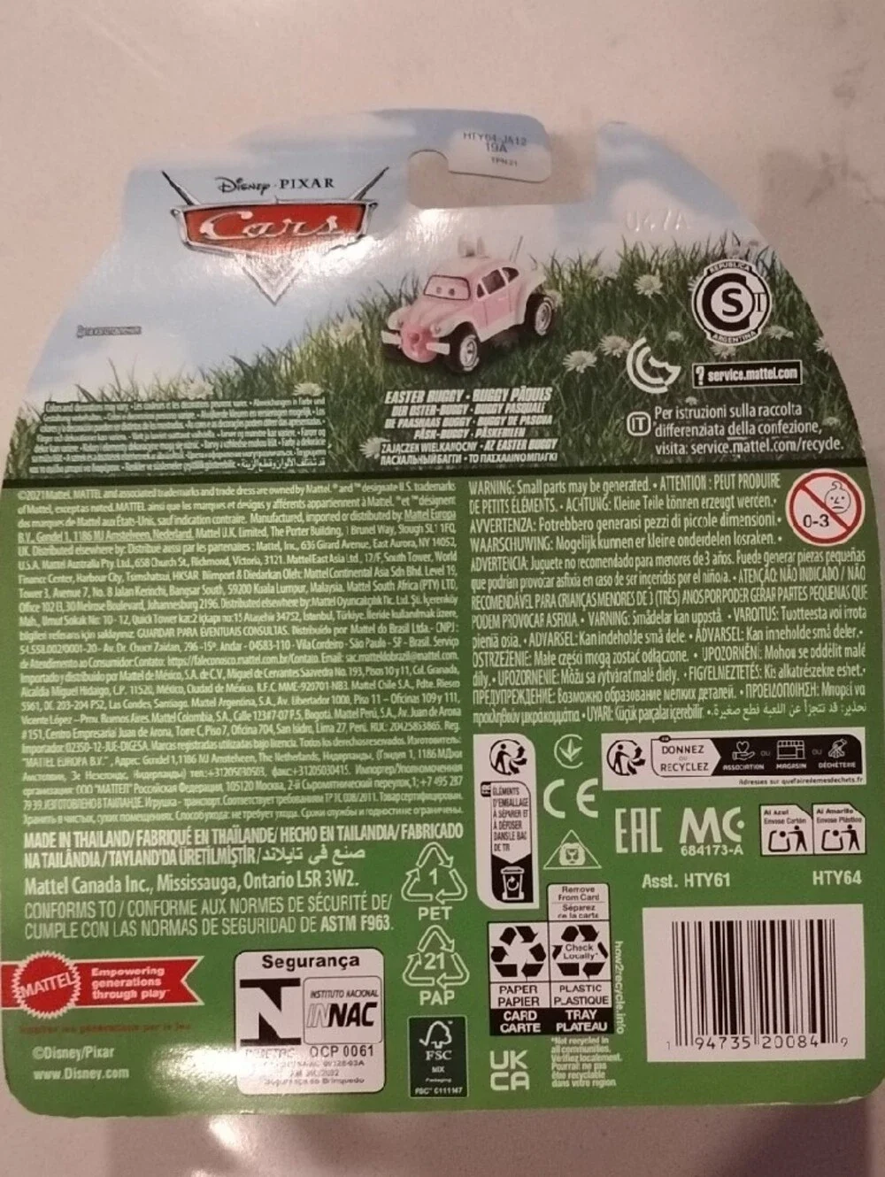 Pixar Cars Easter Bunny Buggy